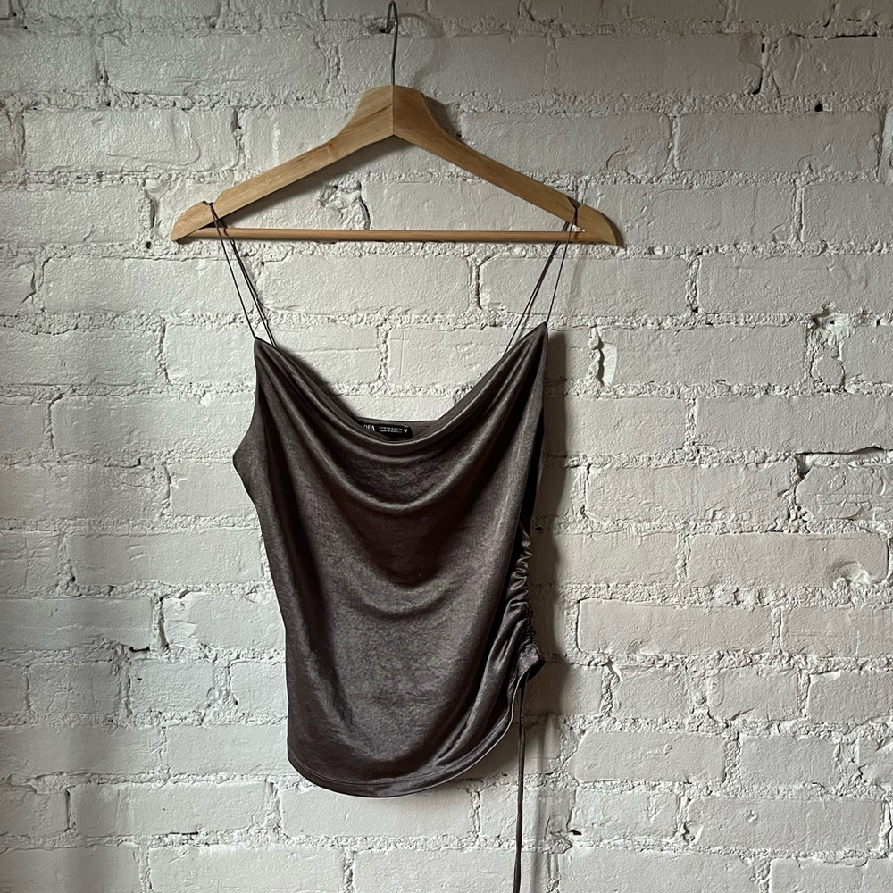 Zara Charcoal Camisole Top
